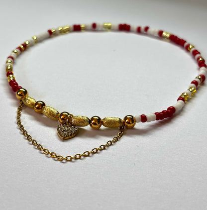 Chaîne de cheville AMOUR INFINI
