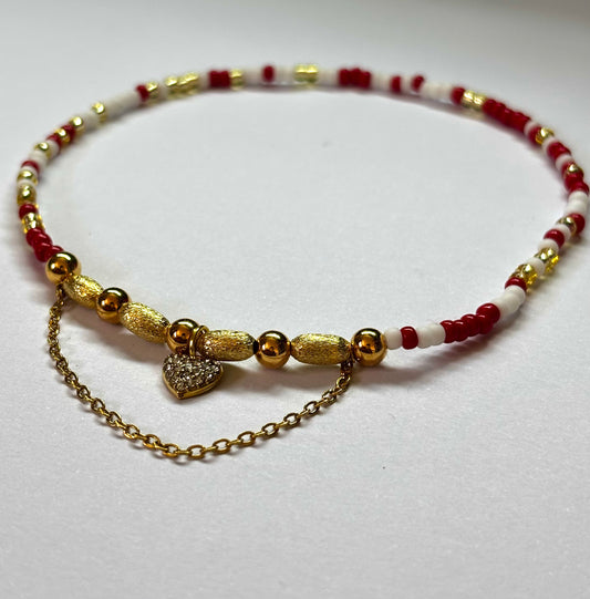 Chaîne de cheville AMOUR INFINI