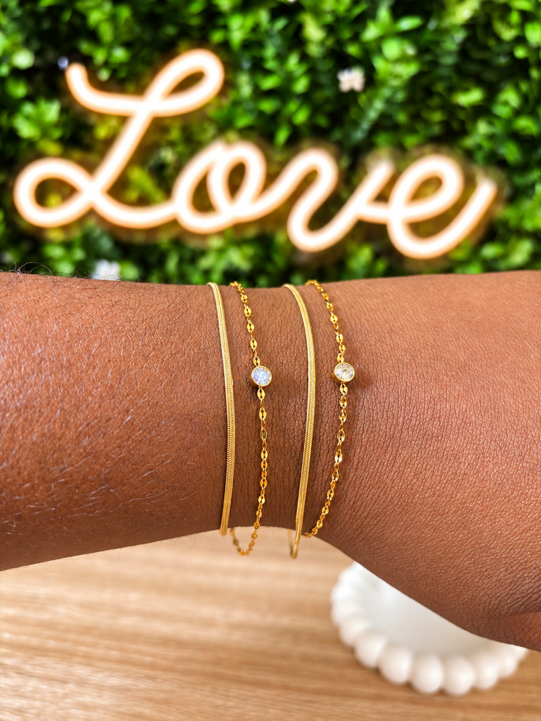 Bracelet Double Strass